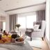 Hôtel Atalante - Relais Thalasso & Spa room with breakfast tray and armchair, Sainte-Marie-de-Ré