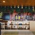 Leonardo Hotel Ijmuiden Seaport Beach bar area in IJmuiden with leafy ceiling decor and shelves