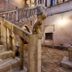 Hotel Ca' Nobile Corner in Venice, rustic stone staircase and courtyard with arches