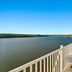 WorldMark Lake of the Ozarks balcony with table overlooking the lake in Osage Beach