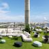 The Elser Hotel Miami rooftop lounge with city and bay views in Miami