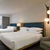 Sheraton Philadelphia University City Hotel room with two beds and city view in Philadelphia
