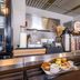 B&B HOTEL La Rochelle Centre breakfast buffet with coffee urns, cereal dispensers and pastries