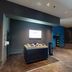Village Hotel Solihull lobby with reception desk and staircase in Solihull