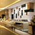 Oakwood Residence Kapil Hyderabad buffet dining area with modern counter seating in Hyderabad