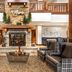 Hilton Grand Vacations Club Sunrise Lodge Park City lobby with stone fireplace and leather seating