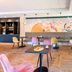 ibis Styles Rennes Cesson breakfast area with colorful chairs and mural in Cesson-Sévigné