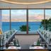 Akra V Hotel Antalya meeting room with floor-to-ceiling sea and mountain views