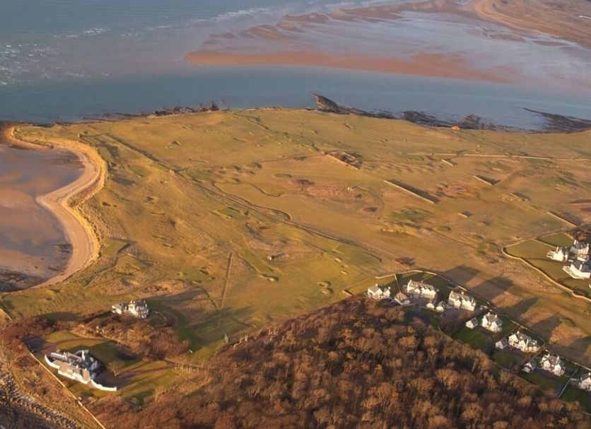 The Lodge At Craigielaw in Gullane with coastal golf course views and shoreline