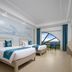 Yijia International Hotel Wenchang room with twin beds and balcony ocean view