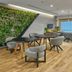 City Express Plus by Marriott Tijuana lounge with living green wall and seating area