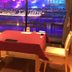Spa&hotel Resort Furano La Terre restaurant table by window with night view in Nakafurano