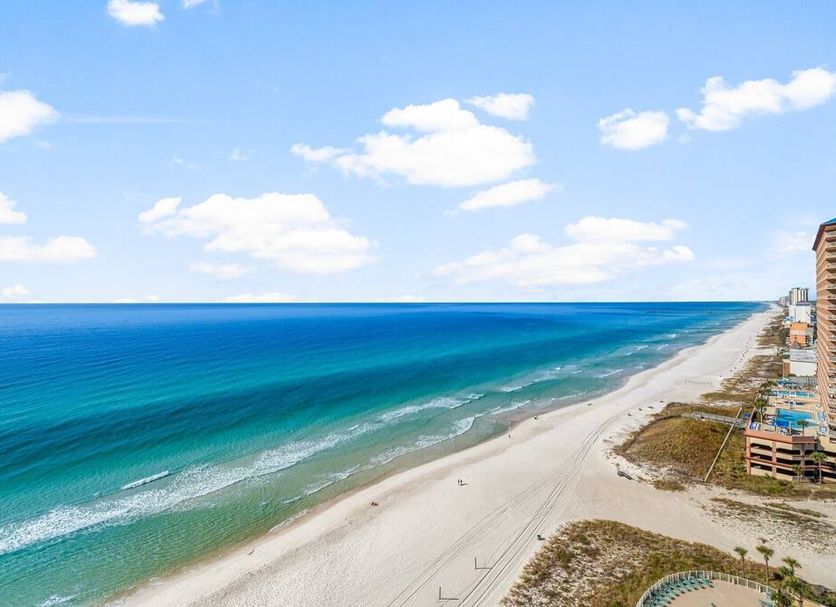 Emerald Beach Resort in Panama City Beach with oceanfront views and a long sandy beach