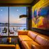 Boutique & Design Hotel Navis, Opatija lounge with Christmas tree and sea-view terrace
