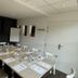 Fasthotel Toulouse Blagnac Aéroport meeting room in Blagnac with conference table and wall screen