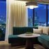 The Hollywood Grande, Autograph Collection lounge with city skyline views in Los Angeles