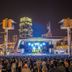 Hotel Indigo Nashville - The Countrypolitan By IHG rooftop concert with Nashville skyline at night