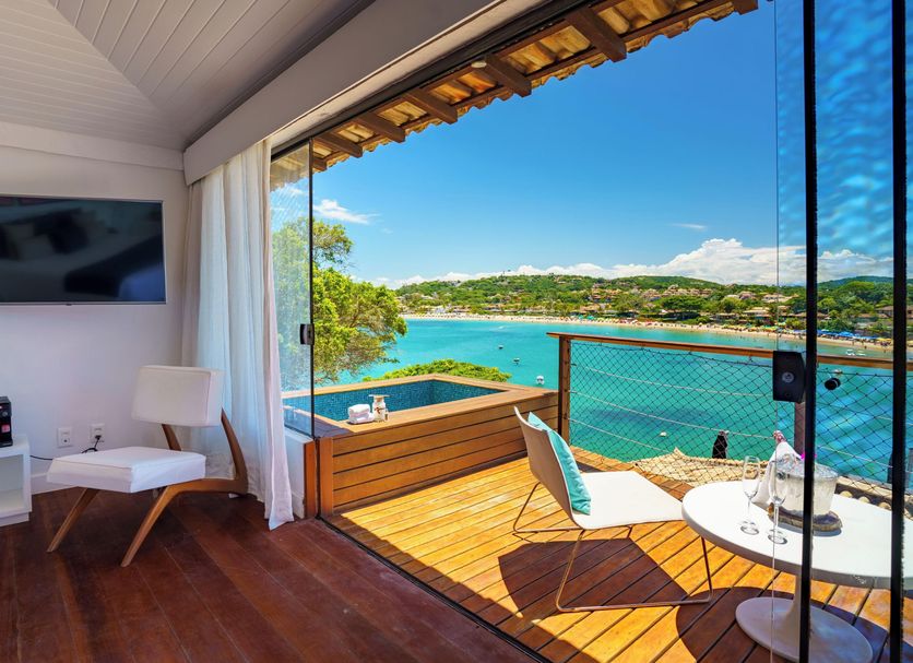 Insólito Boutique Hotel & Spa in Búzios with terrace, plunge pool, and ocean view