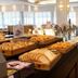 Elysian Gangchon Resort Chuncheon breakfast buffet with bread, pastries and hot beverage station