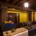Hotel Grand Palace in Chennai buffet dining area with covered serving stations and fruit display