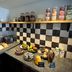 The Stag Rooms, Alcester breakfast counter with pastries, fruit, cereals and juice