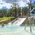 Glamping Village Orlando in Chianti in Cavriglia, outdoor pool with water play structure and slide