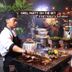 Grill party on the sky at Horison Ultima Bekasi with chef cooking buffet-style barbecue