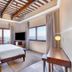 Casa Lucila Mazatlán Curamoria Collection guest room with ocean view, balcony doors and king bed