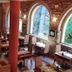 Hotel Spa La Central - Adults Only restaurant with stone walls and arched windows in Maçanet de Cabrenys