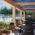 Fairfield Inn by Marriott Myrtle Beach Broadway at the Beach outdoor patio with tables and chairs in Myrtle Beach
