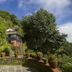 Everest Manla Resort in Nagarkot, hillside hotel with terrace pots and lush mountain greenery
