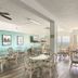 Peppertree by the Sea in North Myrtle Beach dining room with ocean view and wicker seating