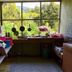 Kinabalu Poring Vacation Lodge in Kundasang kitchen area with large window and garden view