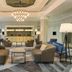 DoubleTree by Hilton Dartford Bridge lobby lounge with chandelier and seating in Dartford
