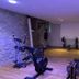 Hotel & Spa Wasserschloss Westerburg gym in Huy with exercise bikes, weights, and a punching bag