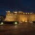 Palazzo San Lorenzo in Colle di Val d'Elsa, illuminated historic stone facade at night