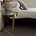 The Green Man Rugby room with bed, bedside table and decorative vase