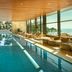 Indoor infinity pool at Grand Park Hotel Rovinj by Maistra Collection, Rovinj, with sea views