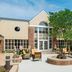 Four Points by Sheraton Buffalo Grove courtyard with seating and fire pit