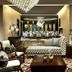 Grand Metro Park Universal Dinosaur Town Hotel lounge with ornate seating and chandelier in Changzhou
