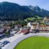 Hotel Panorama in Finkenberg with mountain views and a village road below
