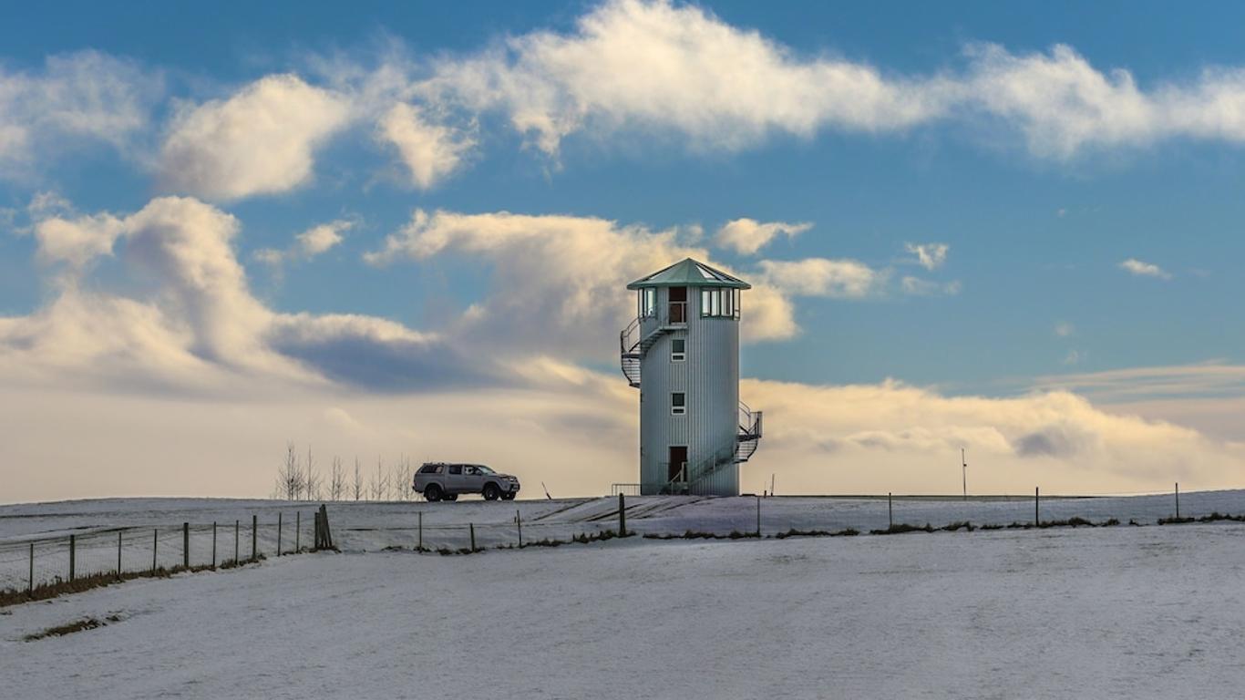 Klettar Tower Iceland