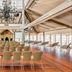 InterContinental Sanctuary Cove Resort in Hope Island: grand ballroom with rows of chairs, chandelier, and wood floors
