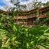 Pousada Villa Da Prainha in Ilhabela surrounded by lush tropical garden and palm trees