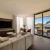 Mercure Kangaroo Island Lodge Kingscote room with TV, sofa and balcony ocean view