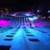 Nighttime illuminated snow tubing hill at Mountainside Villas at Massanutten by TripForth in McGaheysville