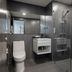 Travelodge Phuket Town bathroom in Phuket City with walk-in shower, toilet and floating vanity