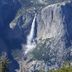 Nature's Inn Bed and Breakfast in Ahwahnee with a view of Yosemite Valley and a tall waterfall