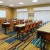 Fairfield Inn & Suites by Marriott Huntingdon Route 22/Raystown Lake meeting room with rows of tables and chairs