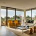 Grand Park Hotel Rovinj by Maistra Collection lounge with floor-to-ceiling windows and seaside views in Rovinj